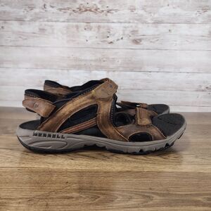 Merrell Men's Cambrian Strap Dark Earth Hiking Sport Sandals Size 11